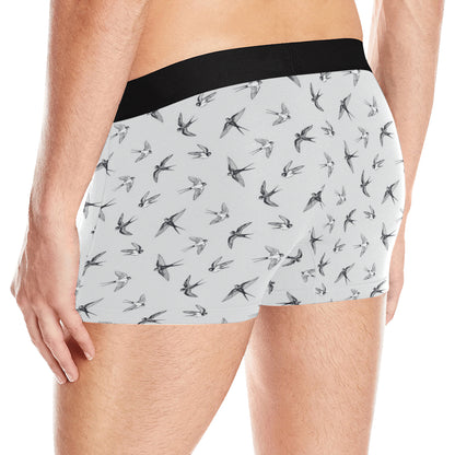 Swallow Bird Pattern Print Design 04 Men's Boxer Briefs