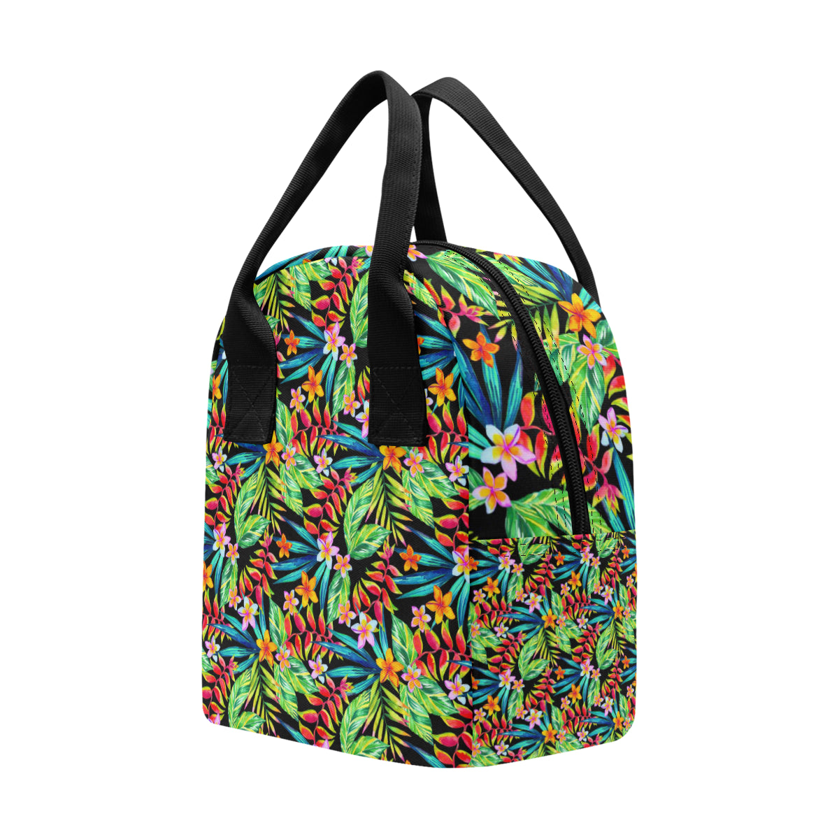 Heliconia Pattern Print Design HL09 Insulated Lunch Bag