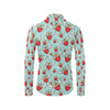 Angel Wings Heart Pattern Print Design 02 Men's Long Sleeve Shirt