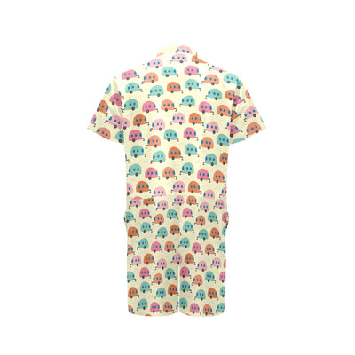 Camper Pattern Print Design 06 Men's Romper