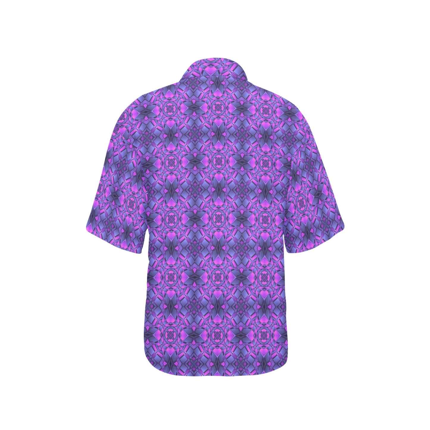 kaleidoscope Pattern Print Design Women's Hawaiian Shirt