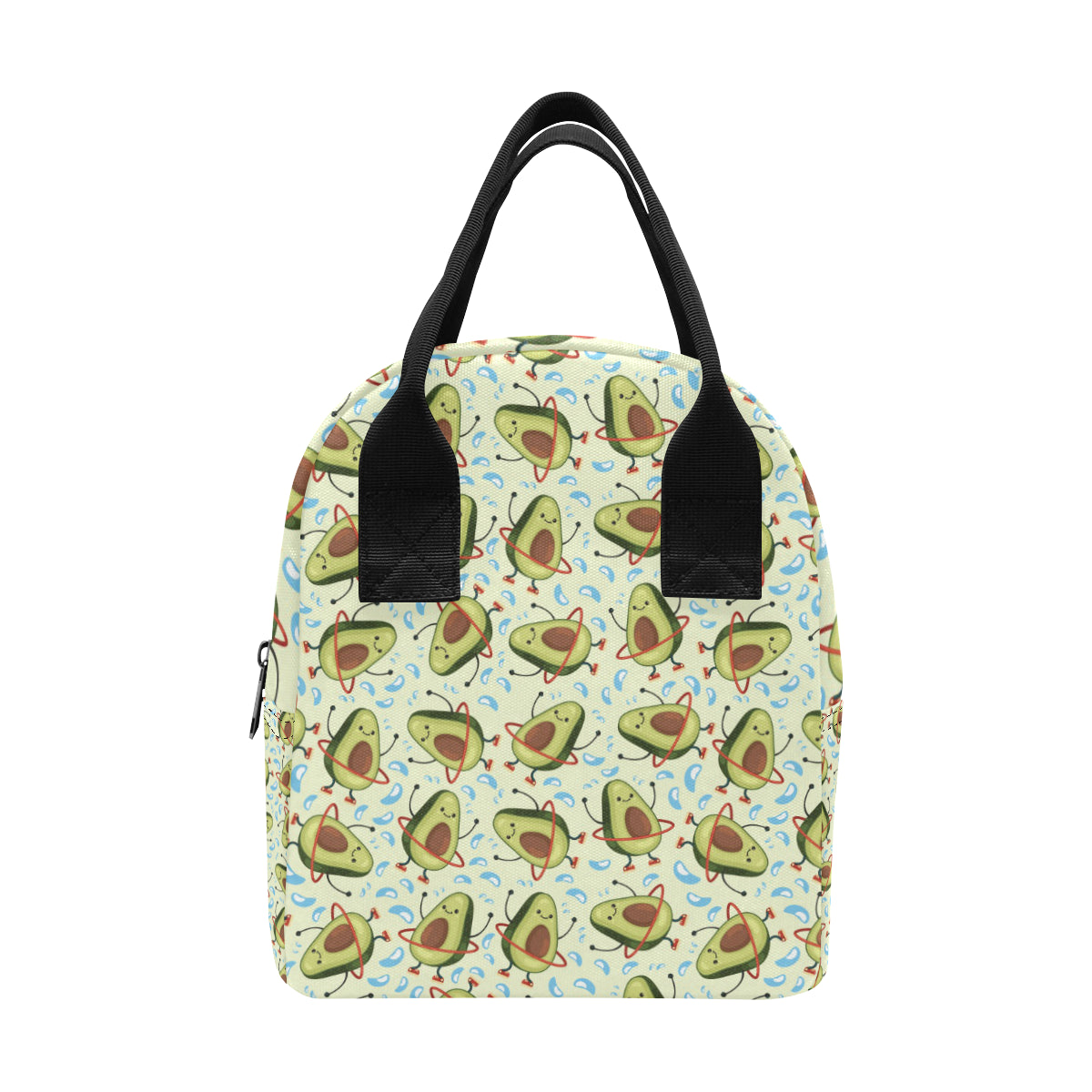 Avocado Pattern Print Design AC02 Insulated Lunch Bag