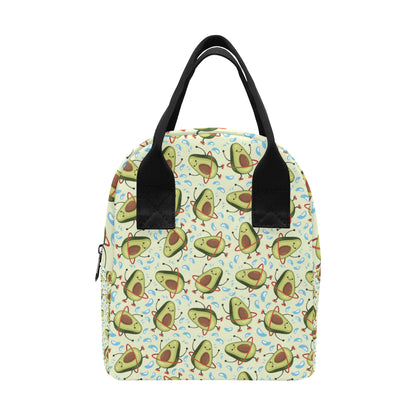 Avocado Pattern Print Design AC02 Insulated Lunch Bag
