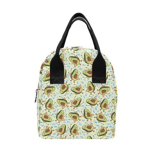 Avocado Pattern Print Design AC02 Insulated Lunch Bag