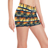 Palm Tree Pattern Print Design PT011 Yoga Shorts