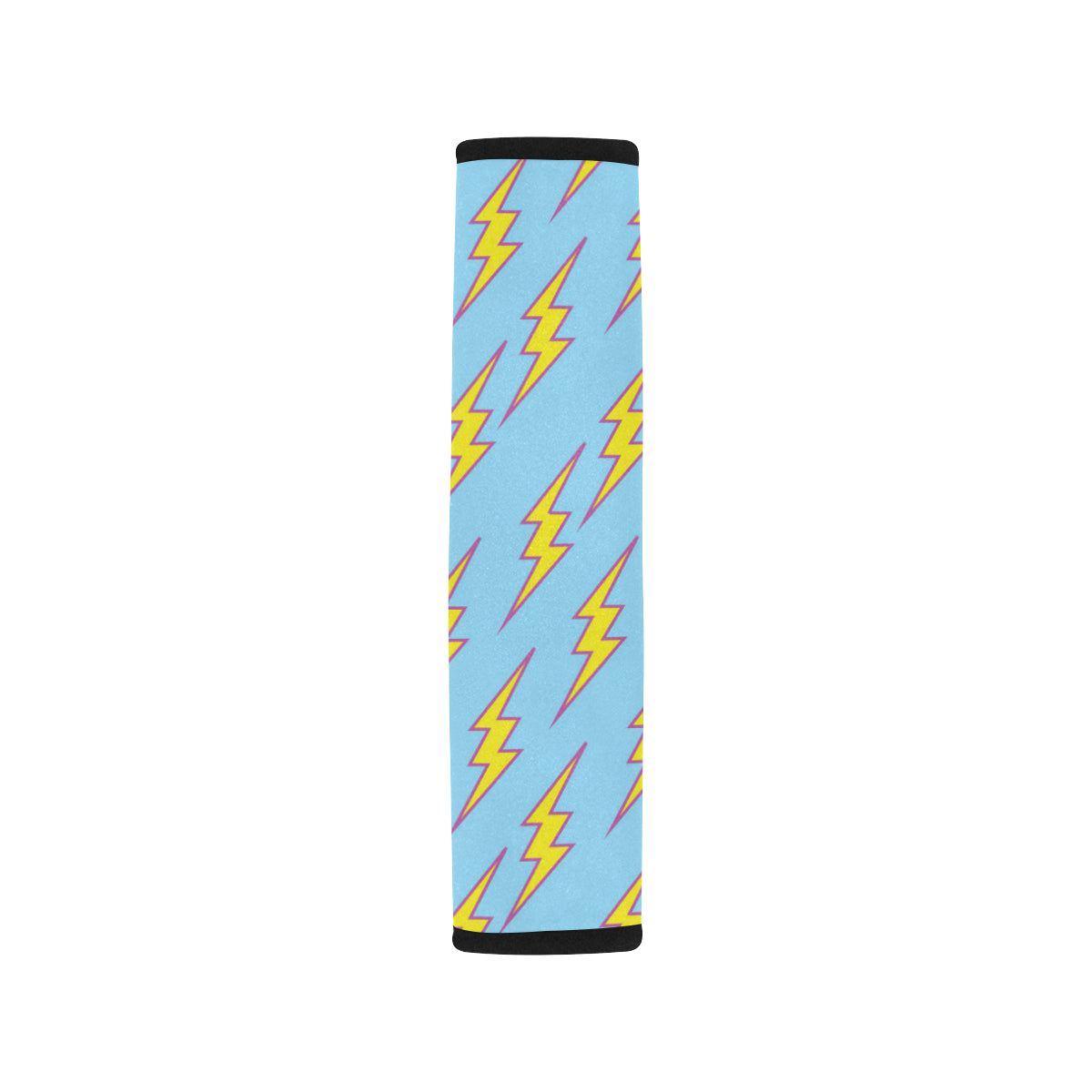 Lightning Thunder Pattern Print Design 02 Car Seat Belt Cover