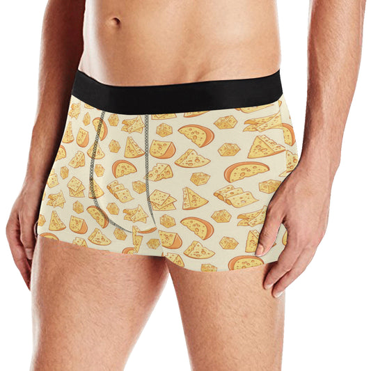 Cheese Pattern Print Design 01 Men's Boxer Briefs