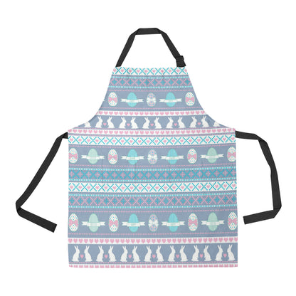 Easter Eggs Pattern Print Design RB013 Apron with Pocket