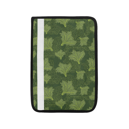 Kale Pattern Print Design 01 Car Seat Belt Cover