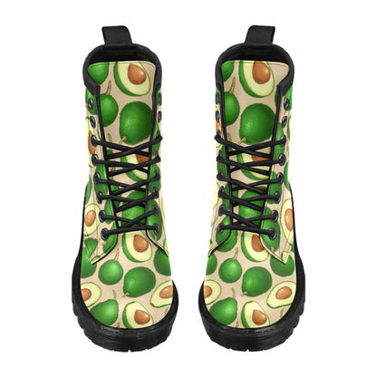 Avocado Pattern Print Design AC010 Women's Boots