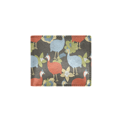 Guinea Fowl Pattern Print Design 02 Men's ID Card Wallet