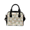 Llama Cactus Pattern Print Design 09 Shoulder Handbag