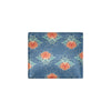 lotus Boho Pattern Print Design LO07 Men's ID Card Wallet