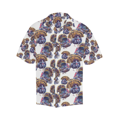 Turkey Pattern Print Design 01 Men's Hawaiian Shirt