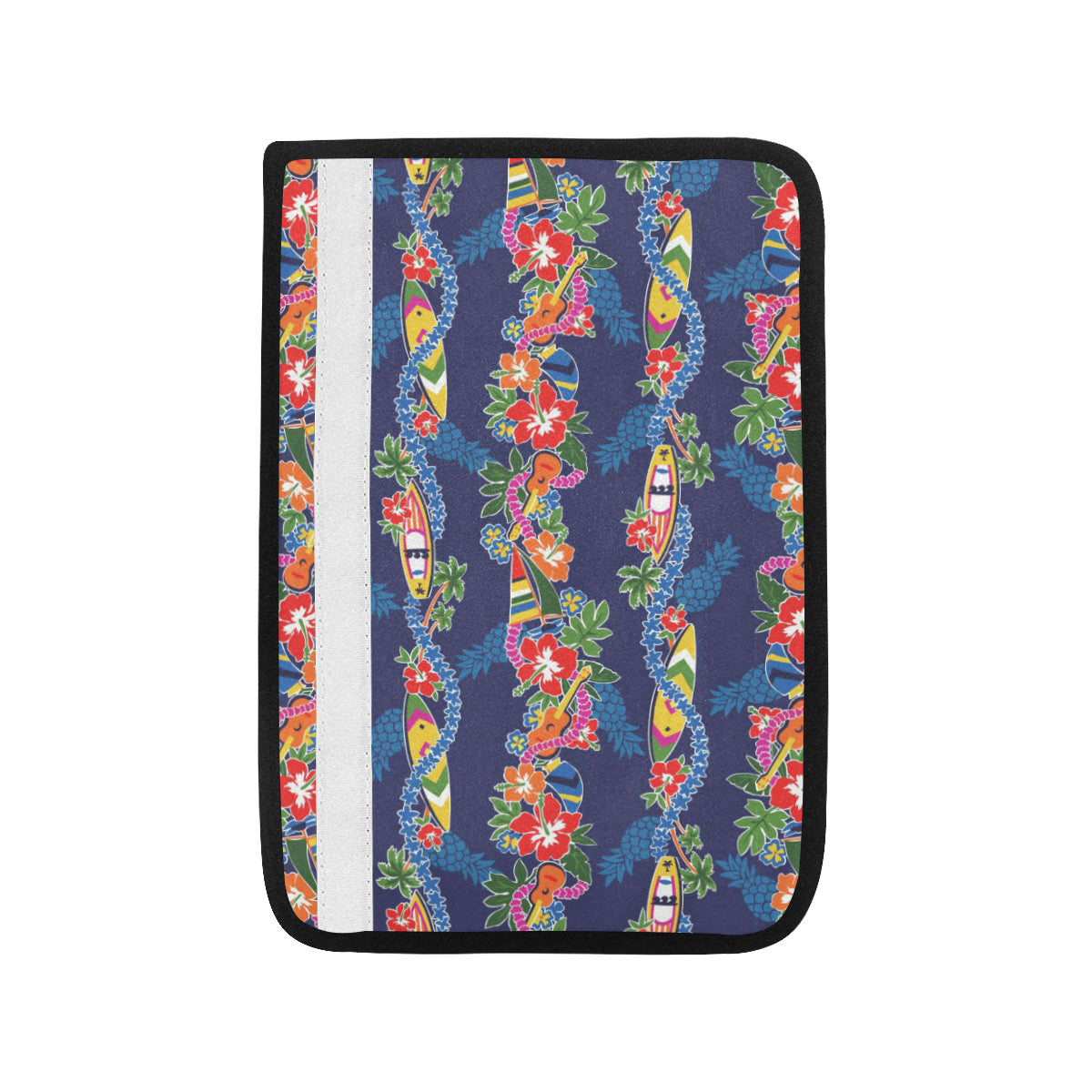 Hawaiian Themed Pattern Print Design H04 Car Seat Belt Cover