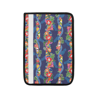Hawaiian Themed Pattern Print Design H04 Car Seat Belt Cover