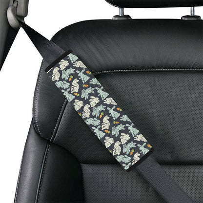 Bunny Pattern Print Design 04 Car Seat Belt Cover