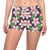 Pink Plumeria Pattern Print Design PM019 Yoga Shorts