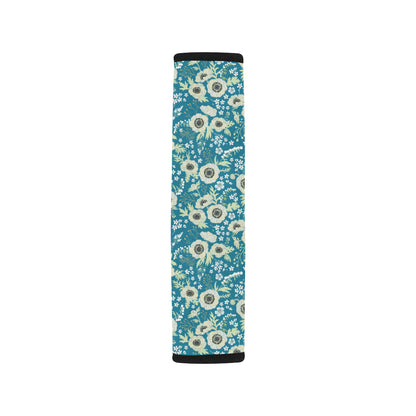 Anemone Pattern Print Design 01 Car Seat Belt Cover