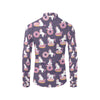 Donut Unicorn Pattern Print Design DN011 Men's Long Sleeve Shirt