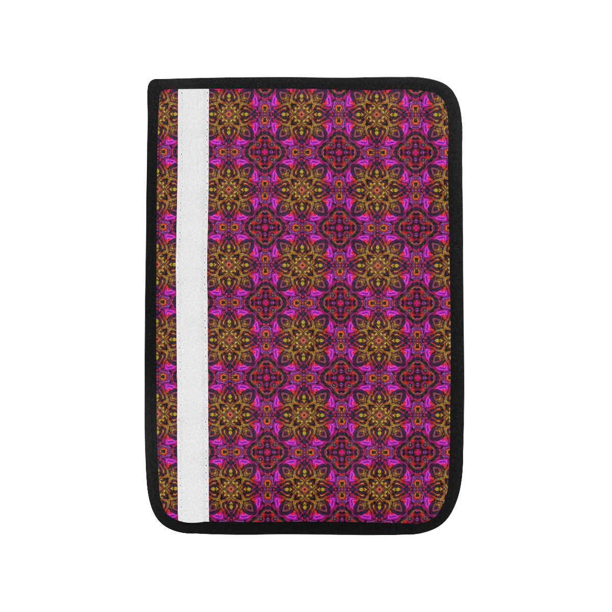 kaleidoscope Abstract Print Design Car Seat Belt Cover