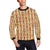 Tiki Orange Vertical Pattern Men Long Sleeve Sweatshirt