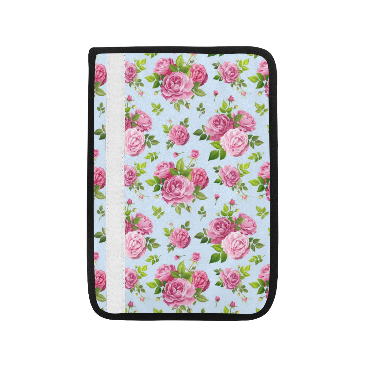 Rose Pink Pattern Print Design RO08 Car Seat Belt Cover
