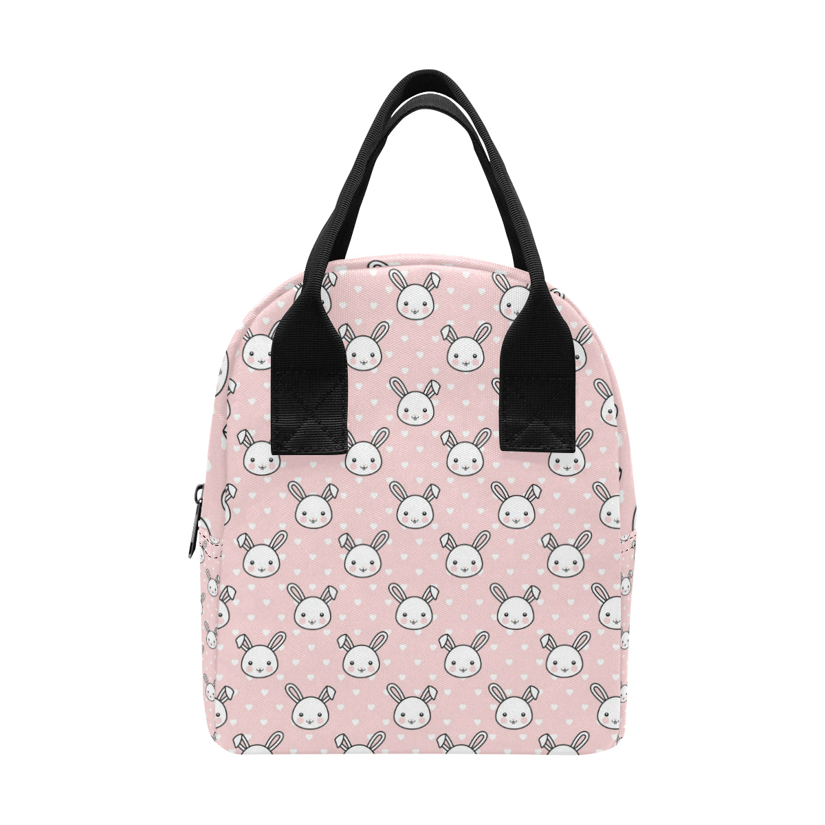 Rabbit Pattern Print Design RB02 Insulated Lunch Bag
