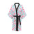 Cherry Blossom Pattern Print Design CB04 Women Kimono Robe