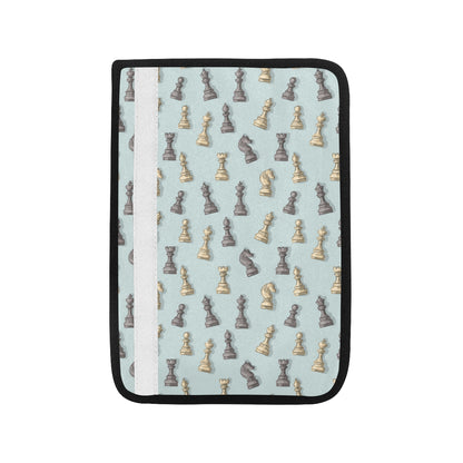 Chess Pattern Print Design 02 Car Seat Belt Cover