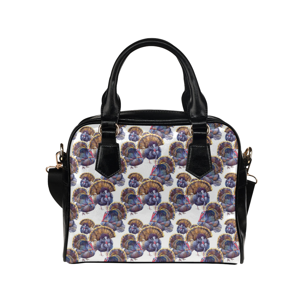 Turkey Pattern Print Design 01 Shoulder Handbag