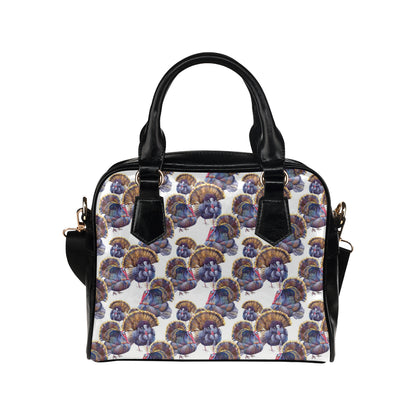 Turkey Pattern Print Design 01 Shoulder Handbag