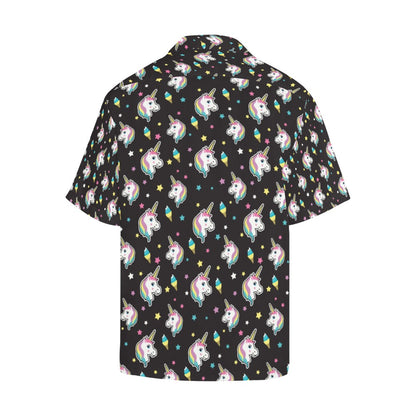 Unicorn Print Design LKS302 Men's Hawaiian Shirt