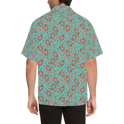Sausage Print Design LKS303 Men's Hawaiian Shirt