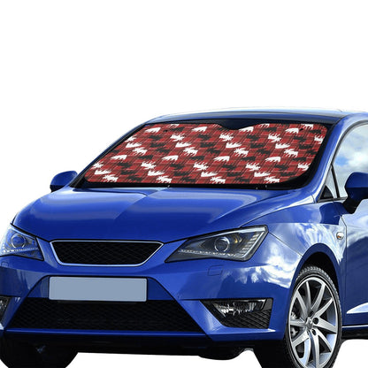 Moose Print Design LKS401 Car front Windshield Sun Shade
