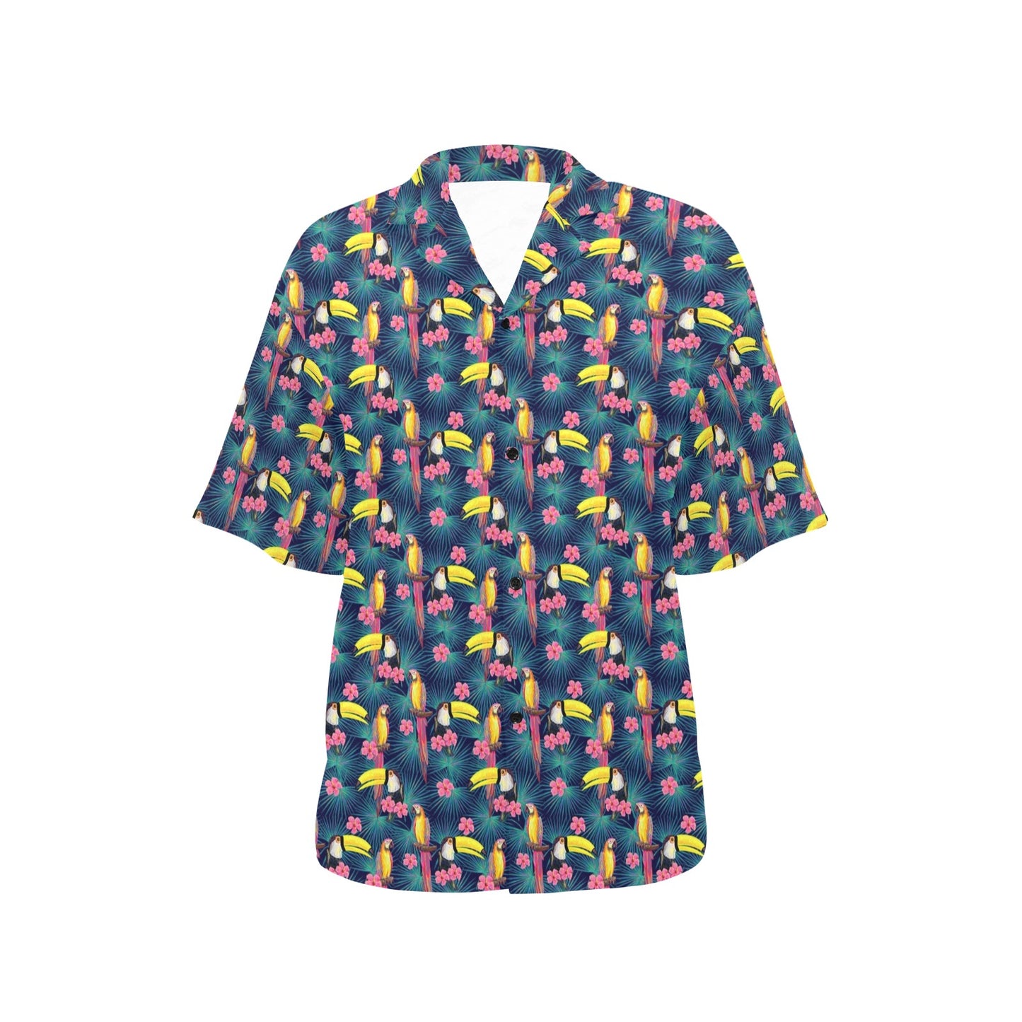 Toucan Parrot Design Women's Hawaiian Shirt