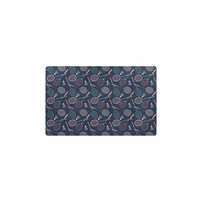 Badminton Pattern Print Design 03 Kitchen Mat