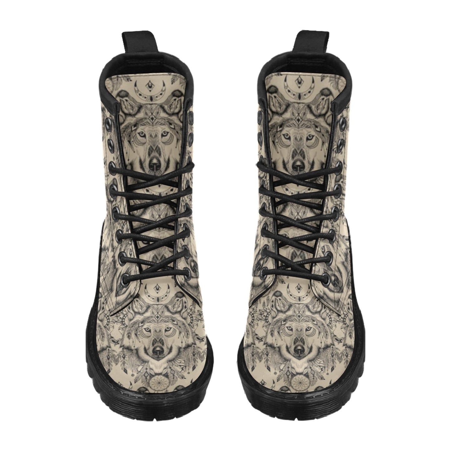 Indian Boho Wolf Women's Boots