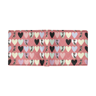 Chihuahua Pattern Print Design 01 Men's ID Card Wallet