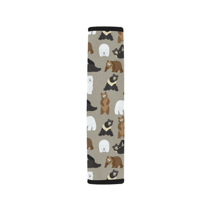 Bear Pattern Print Design BE03 Car Seat Belt Cover