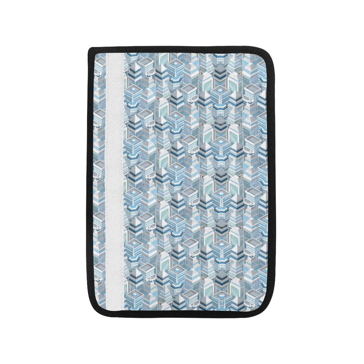 City  Pattern Print Design 03 Car Seat Belt Cover
