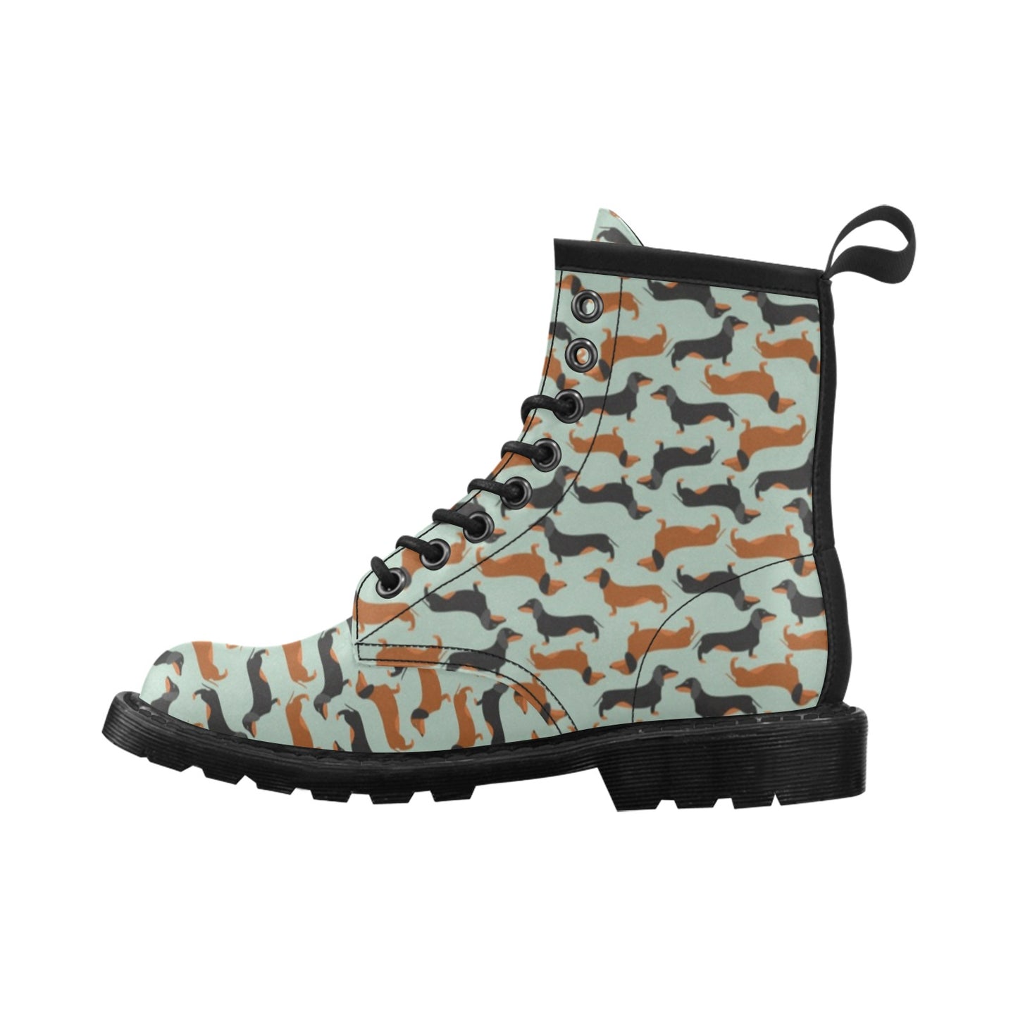 Dachshund Cute Print Pattern Women's Boots