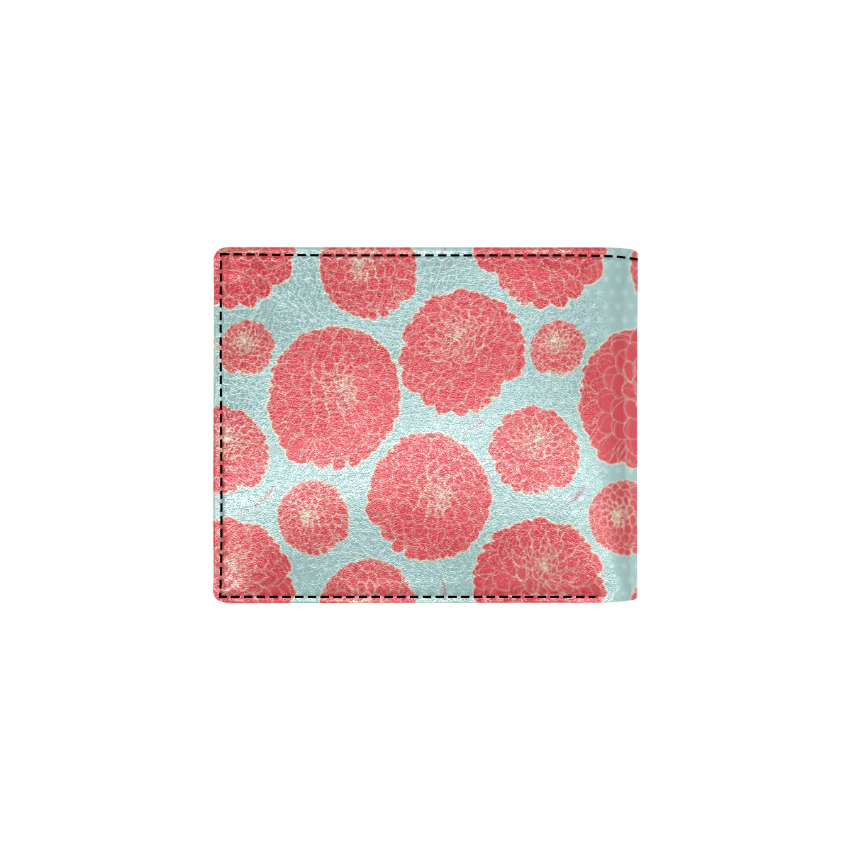 Marigold Pattern Print Design MR03 Men's ID Card Wallet