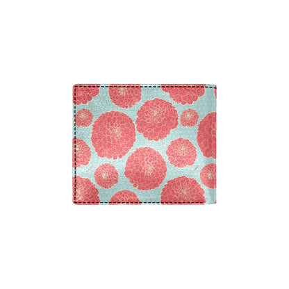 Marigold Pattern Print Design MR03 Men's ID Card Wallet