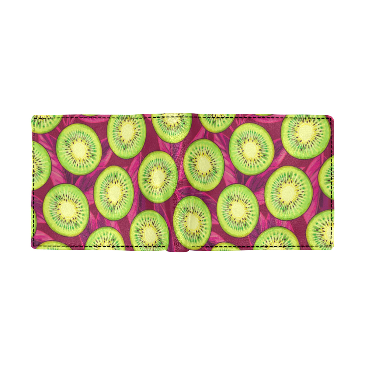 Kiwi Pattern Print Design KW05 Men's ID Card Wallet