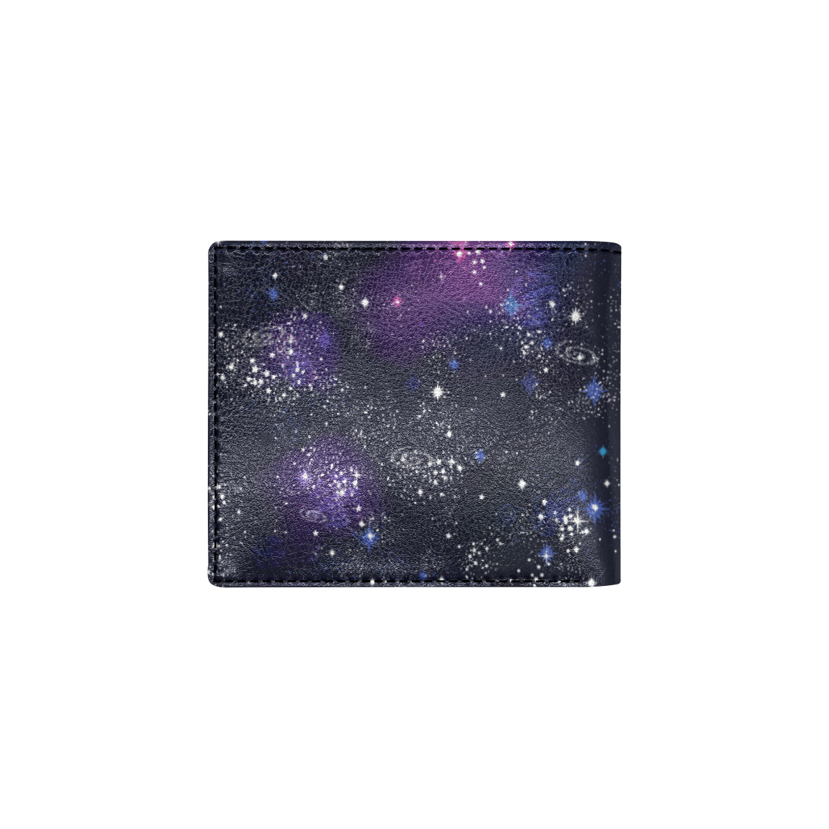 Cosmic Pattern Print Design 03 Men's ID Card Wallet
