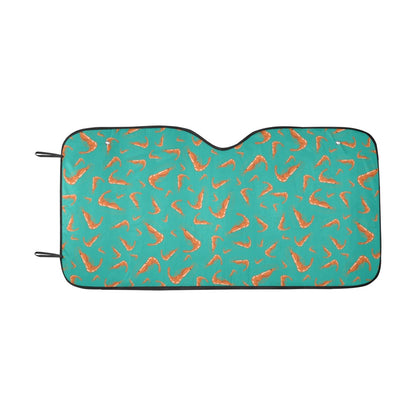 Shrimp Print Design LKS301 Car front Windshield Sun Shade