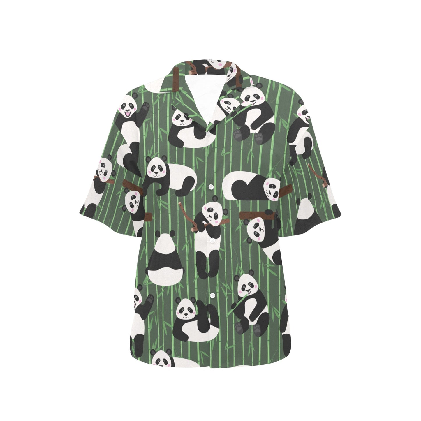 Panda Pattern Print Design A04 Women's Hawaiian Shirt