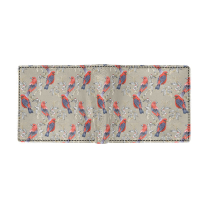 Birds Pattern Print Design 05 Men's ID Card Wallet