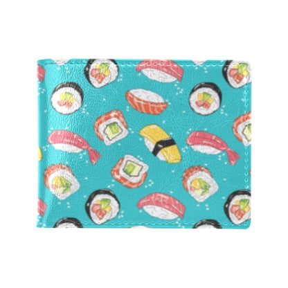 Sushi Print Design LKS305 Men's ID Card Wallet